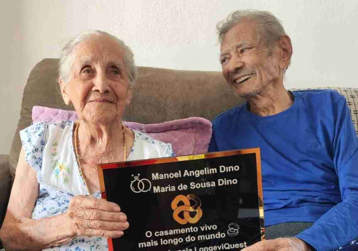Morre Manoel Angelim Dino, cearense reconhecido pelo Guinness como o marido com o casamento mais duradouro do mundo